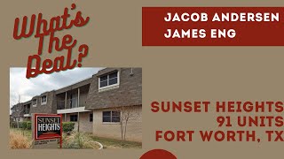 What's the Deal - 91 units in Fort Worth, TX for sale (James Eng interviews Jakob Andersen)