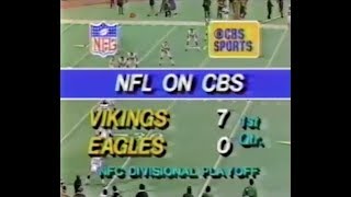 1980 Divisional Playoff - Vikings vs. Eagles