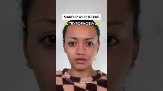 MAKEUP AS PHOBIAS trypophobia | Dominique Allison