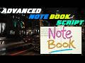 Free Advanced NoteBook Script | Advanced Notepad | QBCore/ESX | FiveM Tutorial #204