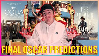 Final 2022 Oscar Predictions!!