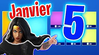 BOUTIQUE FORTNITE D’AUJOURD’HUI (5 Janvier 2025) 💙🥳 (Boutique du jour)