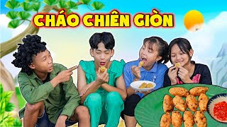 Gia Đình Nhí Nhố  - Hai Chị Em Làm Cháo Chiên Ngon Nhức Nách ❤ KN CHENO Chị Hằng