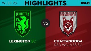 9.23.2023 | Lexington vs. Chattanooga Red Wolves SC - Game Highlights