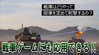 戦車はどうやって照準を定めて射撃するの？