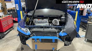 2008 Mugen Civic Si AWD Build: Turbo Kit Fabrication