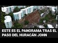 Lluvias causadas por huracán John siguen dejando estragos en Acapulco, México: este es el panorama