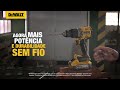 Parafusadeira/Furadeira de Impacto Sem Fio DEWALT DCD805 e Bateria POWERSTACK DCBP520