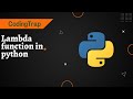 Lambda function in python
