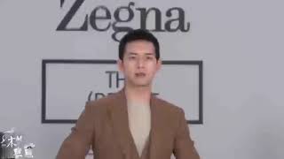 李现 1/19/2021 Zegna 时装秀直播