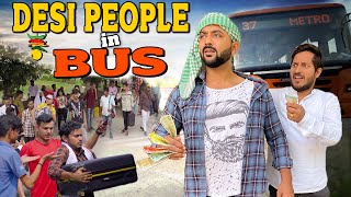 Desi People In Bus || Nazarbattu
