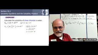 CH214 C16 Solubility Complex Ions LECTURE 2Apr2021