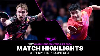 Jules Rolland vs Liang Jingkun | MS R32 | WTT Champions Montpellier 2024