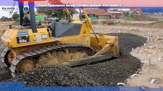 Pekerjaan Gravel Bed Proyek Pembangunan Runway 3 Bandara Soetta Section 1