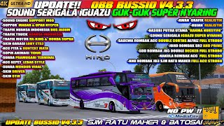 UPDATE !! OBB BUSSID V4.3.3 TERBARU SOUND SERIGALA IGUAZU GUKGUK NYARING RUNTEXT MATA GRAFIK ETS2