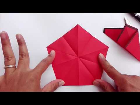 HOW TO MAKE PENTAGON AND DECAGON FROM SQUARE PAPER HOW TO MAKE PENTAGON AND DECAGON FROM SQUARE PAPER