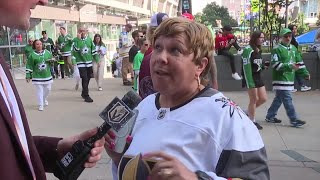 VGK fans rally in Dallas for Game 7 against Stars