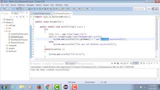 Java code to Rename a File