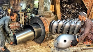 Amazing Manufacturing process of Motorcycle Fuel Tank With minimal tools
