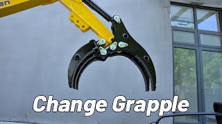 How to Change Grapple on A Mini Excavator | Step-by-step Guide