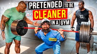 Elite Powerlifter Pretended to be a CLEANER #22 | Anatoly GYM PRANK