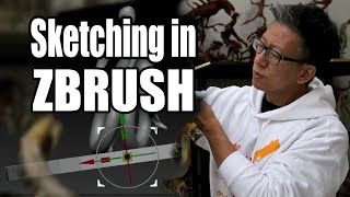 Sketching in Zbrush