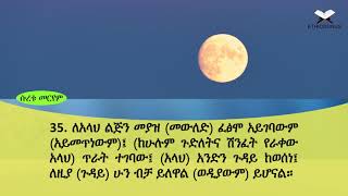 ETHIODURUS QURAN AMHARIC TR. 19 SURAH MERYEM