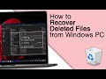 How to Recover Deleted Files from PC Windows 10/11! [2024]