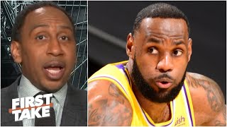 Stephen A. on LeBron's season: Everything 'should be measured by postseason play' | First Take