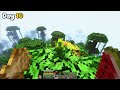 i spent 100 days in a jungle only world in minecraft