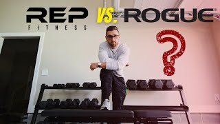 Why I Chose REP FITNESS over ROGUE FITNESS For My Garage Gym | Ultimate Garage Gym Ep. 2