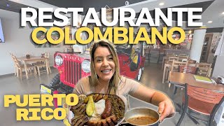 Probando comida Colombiana en Puerto Rico #PR / Colombian restaurant in Puerto R