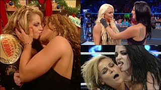 WWE DIVAS Kisses Each Other WWE LESBIANS KISS | sexy lesbians live tv