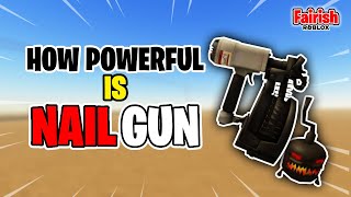 How Powerful Nail Gun Is? What About Zombie Grenade? - A Dusty Trip Roblox