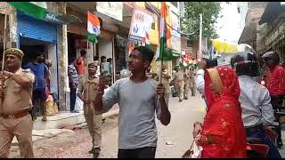 Tiranga Yatra gram sachendi Kanpur Nagar