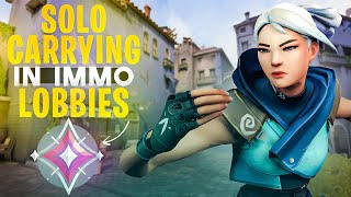 Solo Carrying In Immortal Lobbies | Valorant Console Solo Unranked To Radiant #8