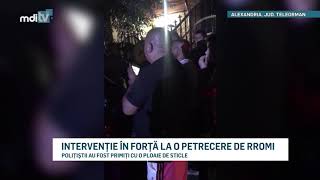 INTERVENTIE IN FORTA LA O PETRECERE DE RROMI   YOUTUBe