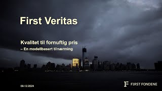 FIRST Veritas - Videooppdatering v/Thomas Nielsen