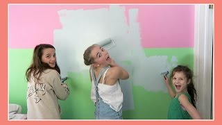 Katie Paints Her Bedroom | Flippin' Katie