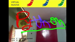 Virtual Painter | Python | OpenCV