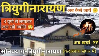 triyuginarayan Kaise Jaaye, sonprayag se triyuginarayan jane ka kharcha, Triyuginarayan Temple 2022