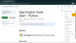 App Engine: Qwik Start - Python | #qwiklabs | #GSP067 #CLI