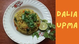 ସକାଳ ର  ସହଜ  ସ୍ଵାସ୍ଥ୍ୟକର  ଜଳଖିଆ  /  odia  /  breakfast  / dalia upma