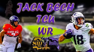 Jack Bech WR TCU  SR Bowl MVP, Sneaky Good