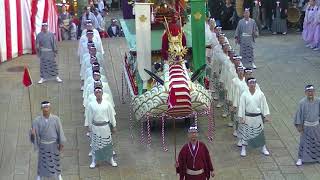 2017長崎くんち　二番町・東濱町　竜宮舩　前日くんちの夕べ・諏訪神社　20171007 170036