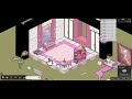 pink bedroom🛌🌕 habbo speed build interior🛠 ft.@fbnncls