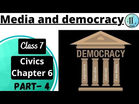 Media And Democracy | Understanding Media | Class 7 Civics Chapter 6 ...