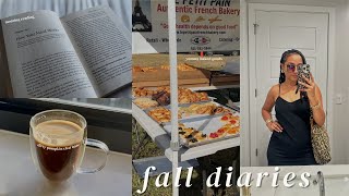 fall diaries, ep. 4 ☁️ intentional sunday routine, book review thoughts + day at the farmers market