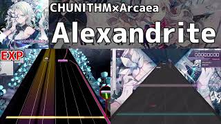 【CHUNITHM×Arcaea】Alexandrite CHUNITHM EXPERT譜面　譜面比較