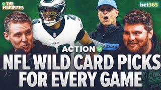 NFL Wild Card Betting Predictions \u0026 BETS for EVERY Game! NFL Expert Picks | The Favorites Podcast